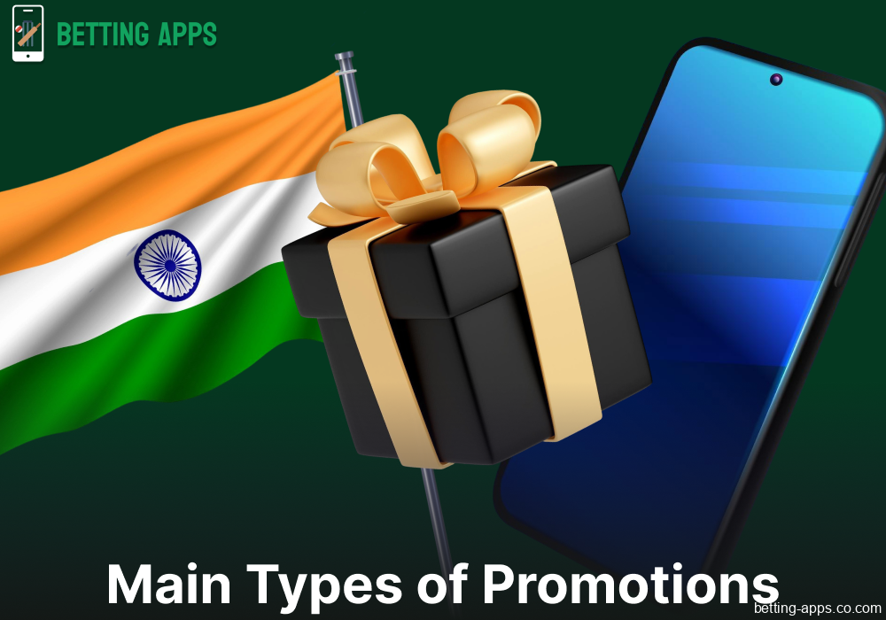 The types of promotions and bonuses available on casino apps in India