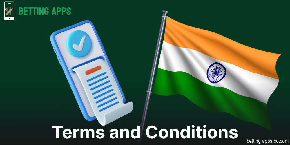 betting-apps.co.com terms and conditions for players from India