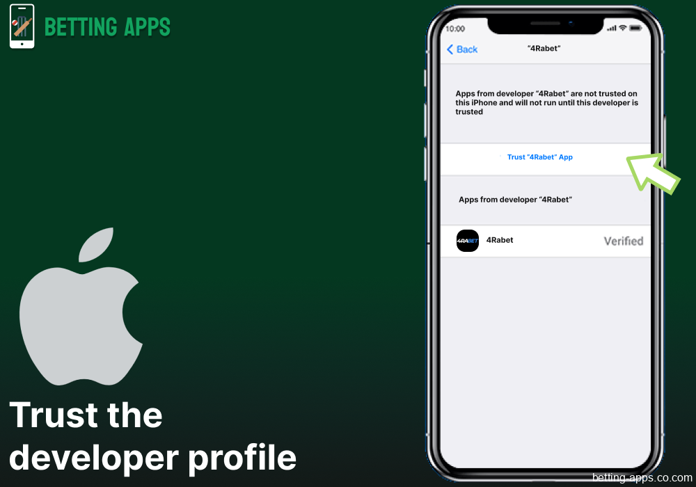 Trust the developer profile