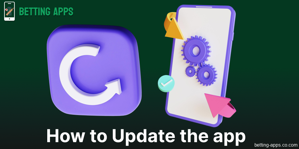 Instructions on JB Casino app upates for Indian bettors